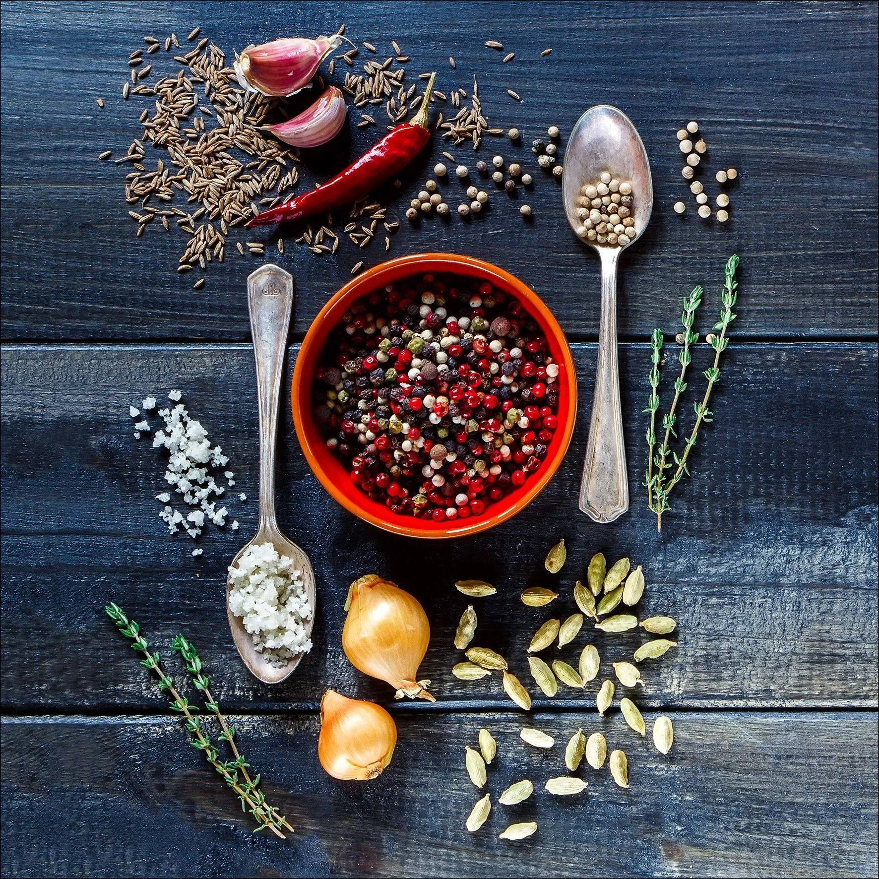 Glasbild GEWÜRZKREATION I 143074