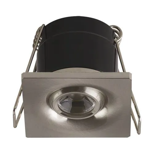 Strühm by Ideus LED Einbaustrahler GOL 1.6W 40x40mm 20° matt chrom - neutralweiß (4300K)