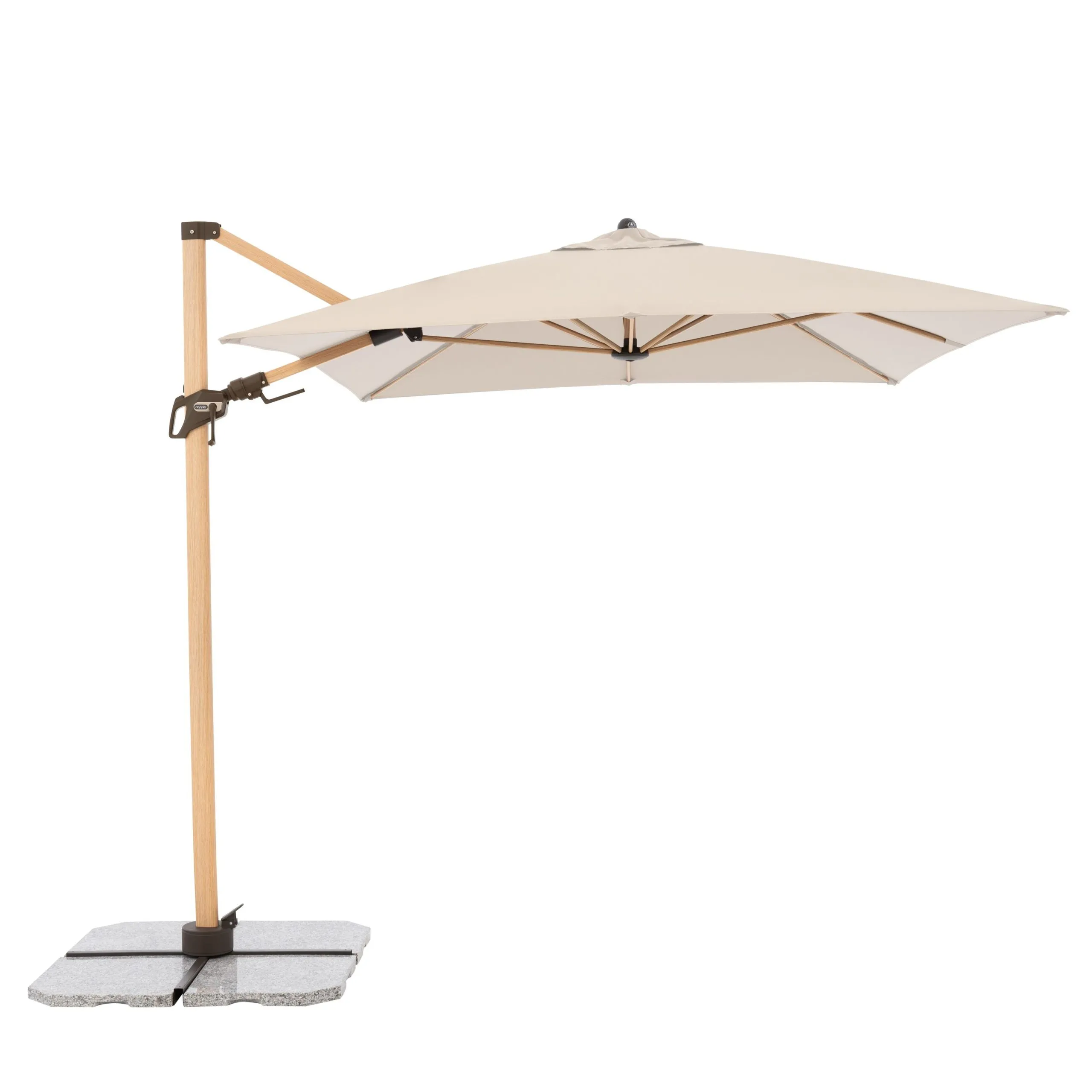 Ampelschirm DOPPLER ALU WOOD AX 553894-1