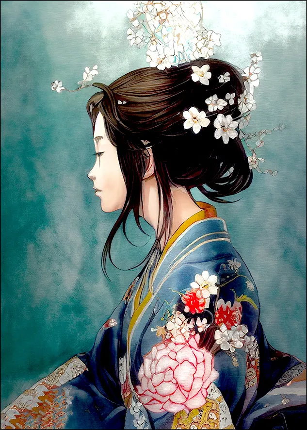 Aludibondbild GEISHA I 583115