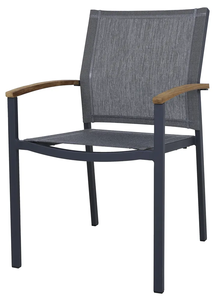 Zebra Alex Sessel Aluminium/Batyline