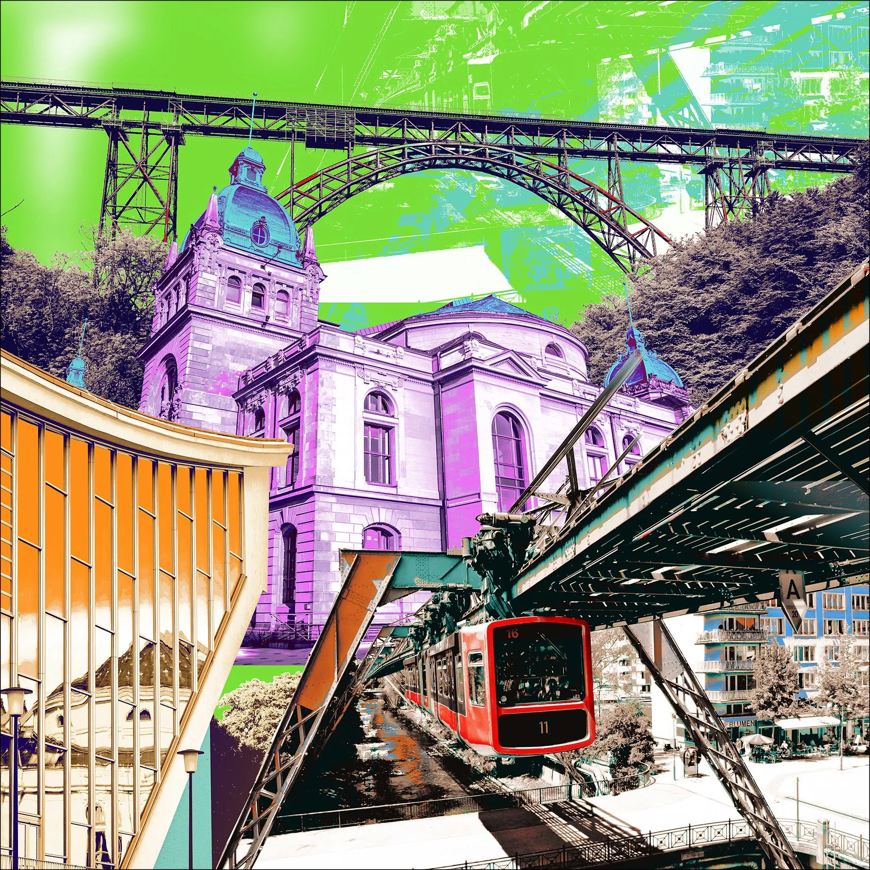 Aludibondbild WUPPERTAL 823022