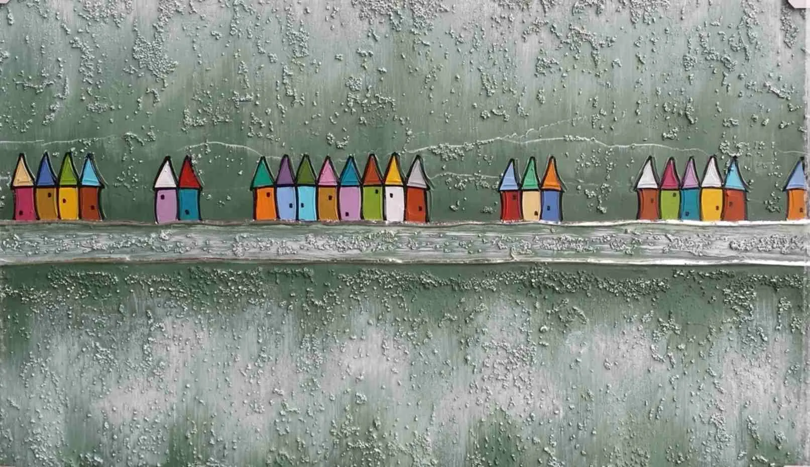 Bild ABSTRAKTE HÄUSER 873368