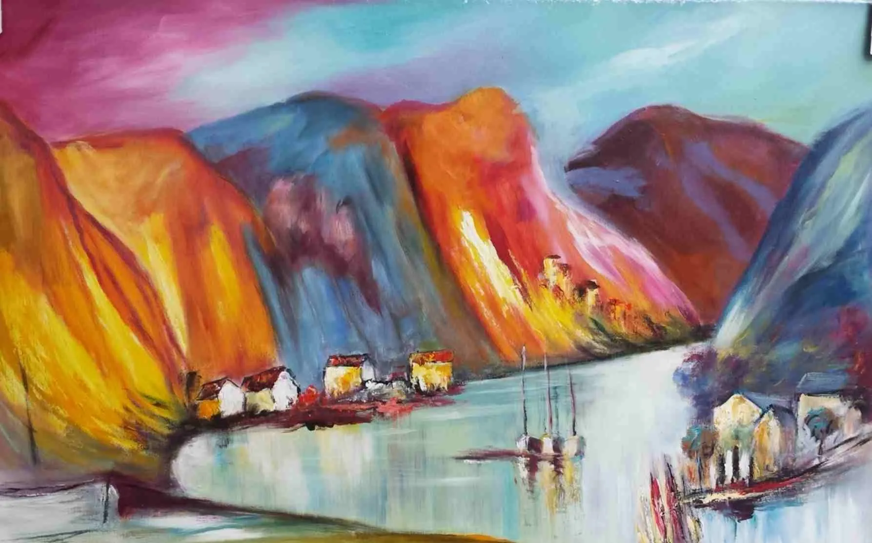 Bild ABSTRAKTE LANDSCHAFT 873375