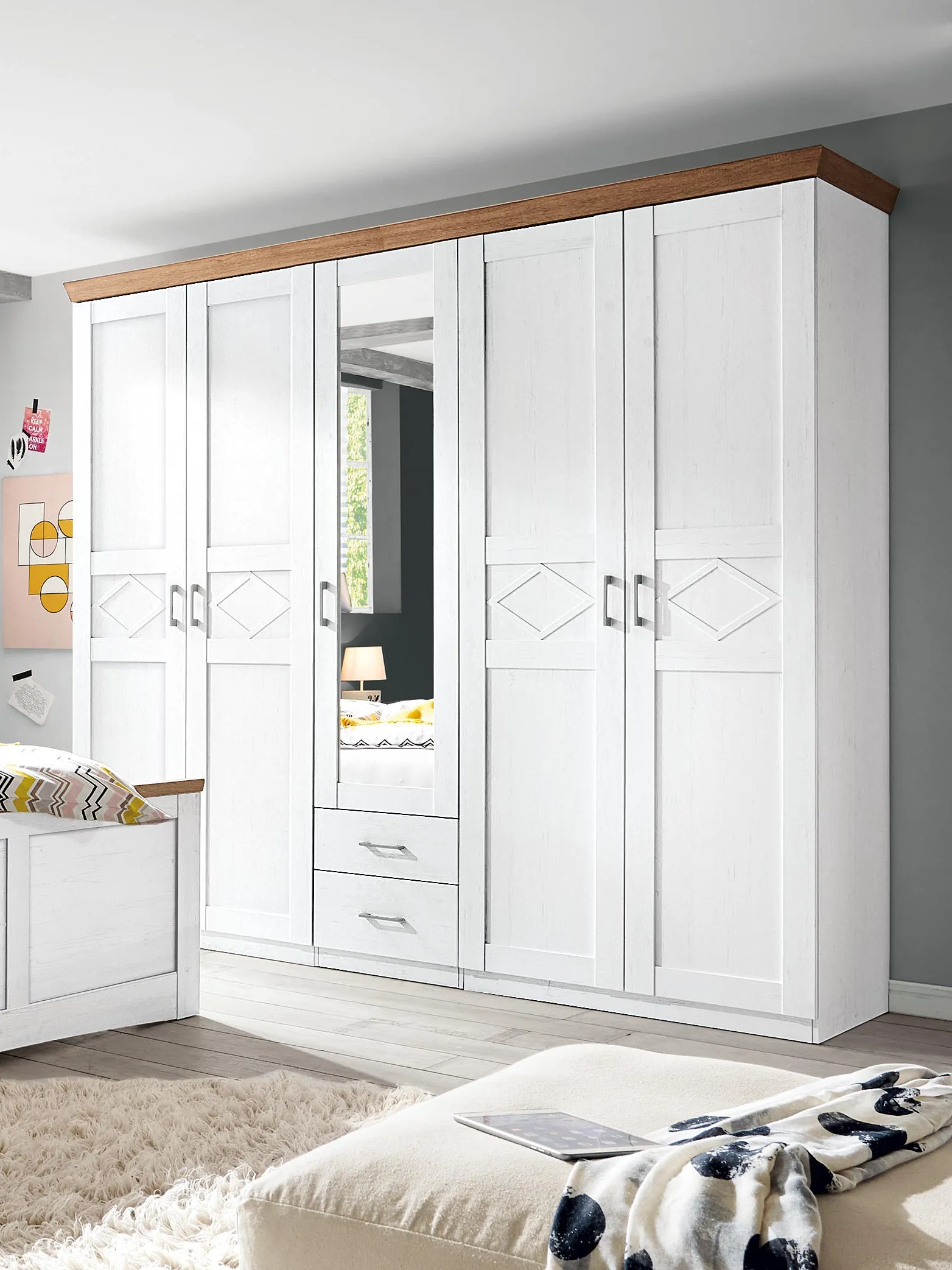 Kleiderschrank vito Country 888746