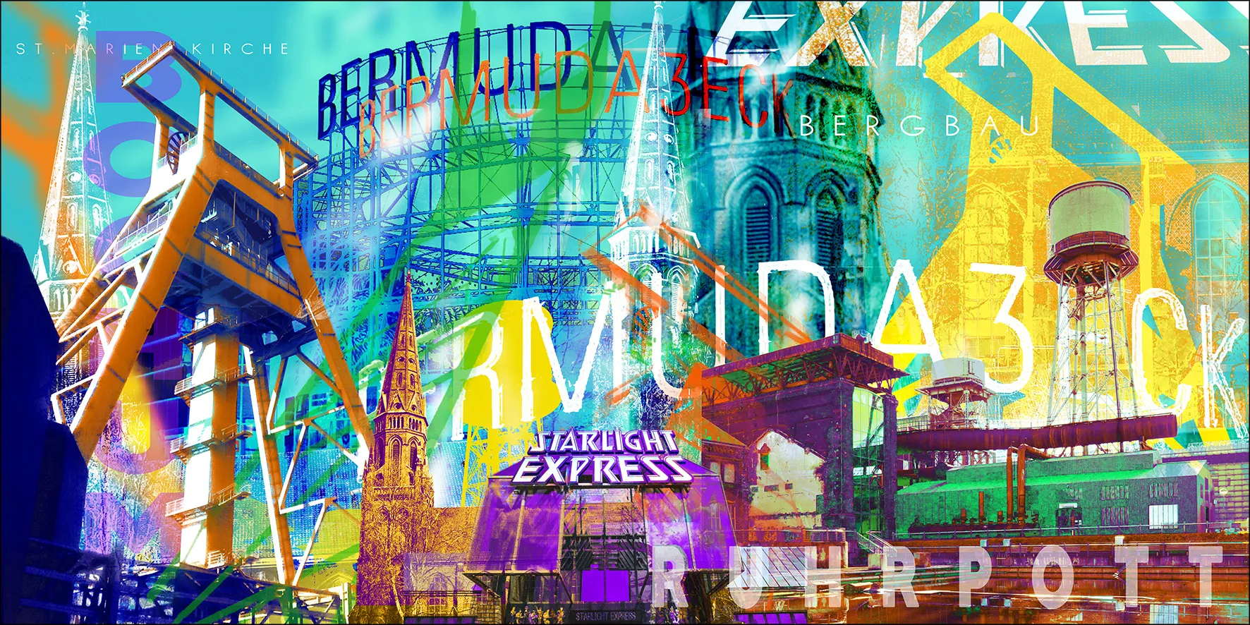 Aludibondbild BOCHUM 900063