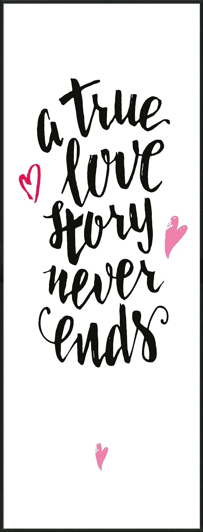 Gerahmtes-Bild LOVE STORY I 993592