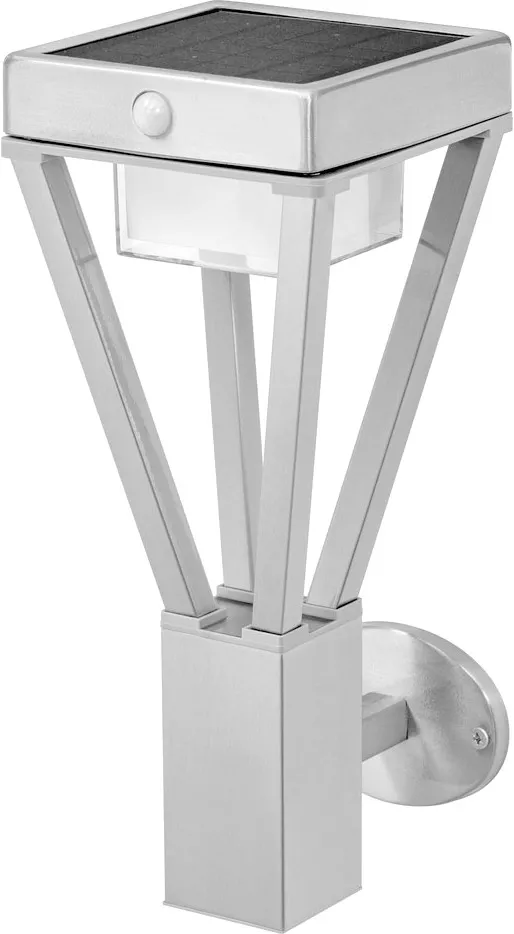 LEDVANCE ENDURA STYLE SOLAR BOUQUET LED Wandleuchte mit Sensor 6W / 3000K Warmweiß grau