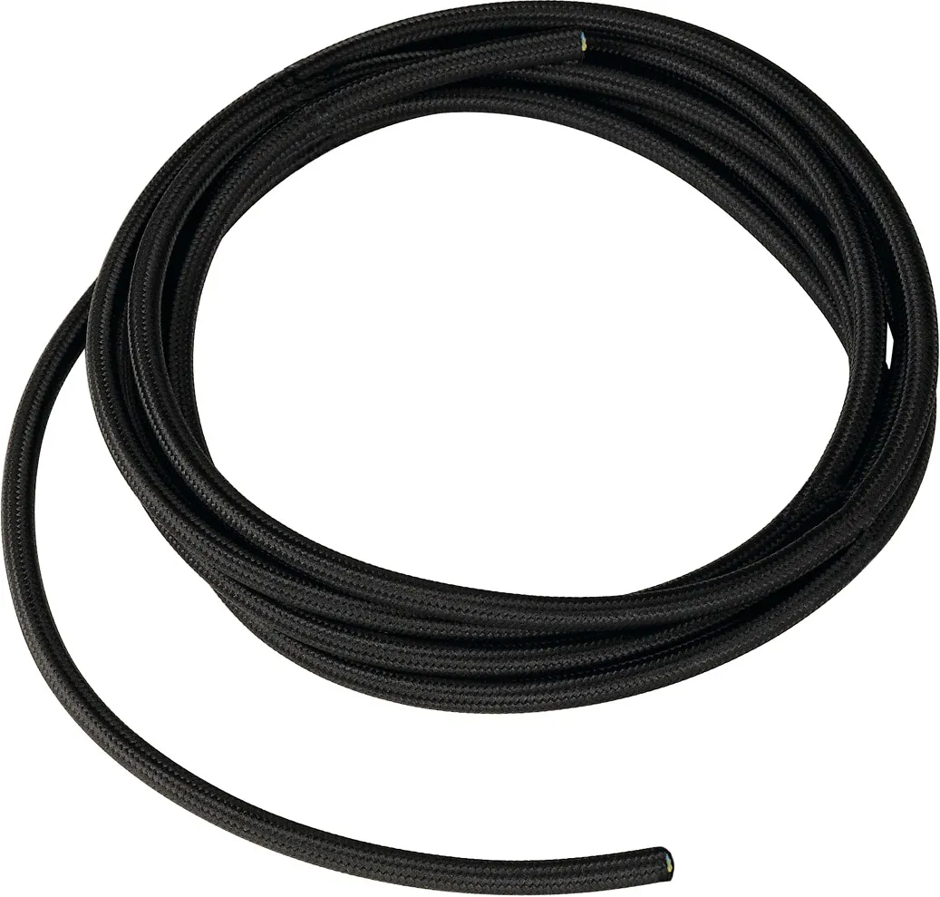SLV Textilkabel, 3-polig, 10m, schwarz