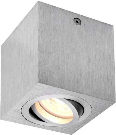 SLV TRILEDO, Indoor Deckenaufbauleuchte, QPAR51, alu gebürstet, max 10W