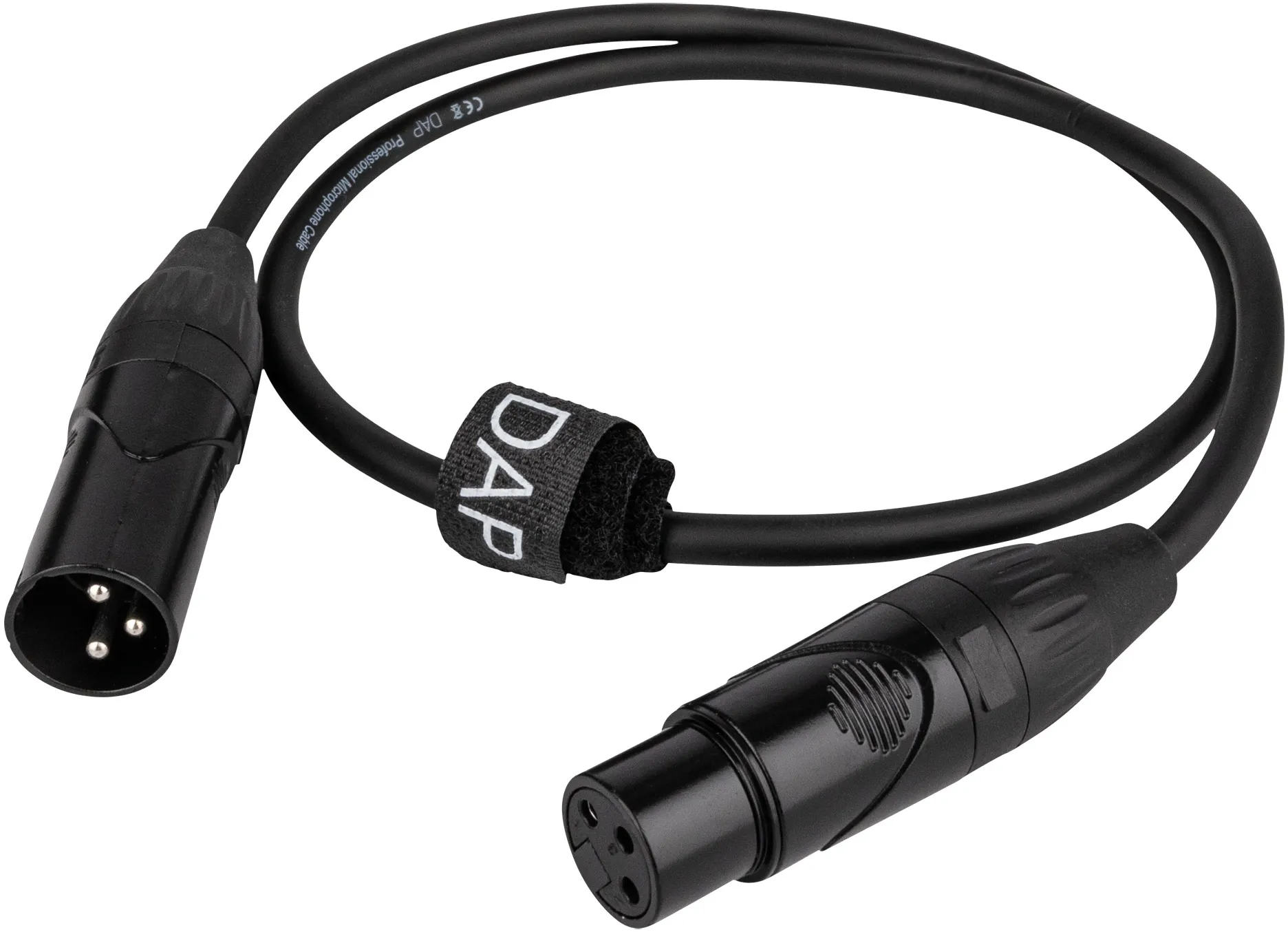 DAP-Audio FLX01 – symmetrisch, XLR/M 3-polig auf XLR/F 3-polig, X-Typ, 0,75 m