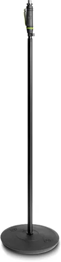 Gravity One-Hand Grip Mikrofonständer gerade, Tellerfuß, 1-Hand-Höhenverst