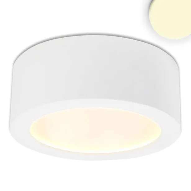 ISOLED LED Aufbauleuchte LUNA 18W weiß indirektes Licht - warmweiß