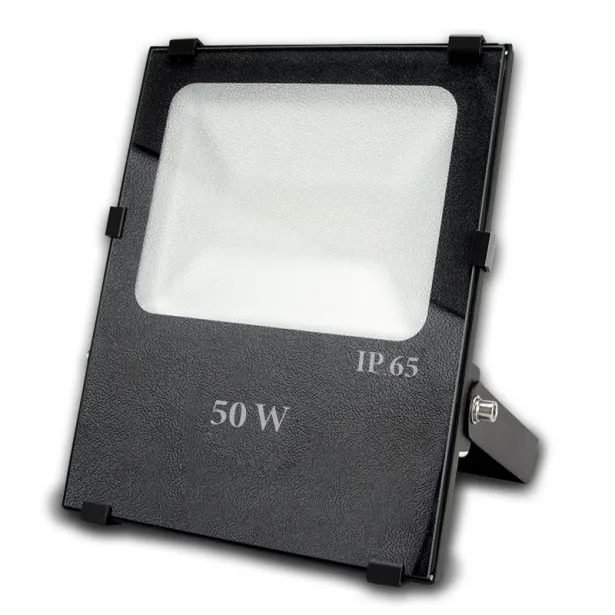 ISOLED LED Fluter Prismatic 50W anthrazit IP66 - warmweiß