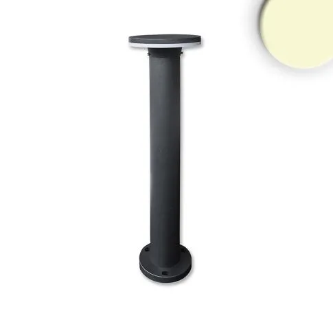 ISOLED zeitlose LED Wegeleuchte Poller-3 12W Höhe 600mm sandschwarz - warmweiß