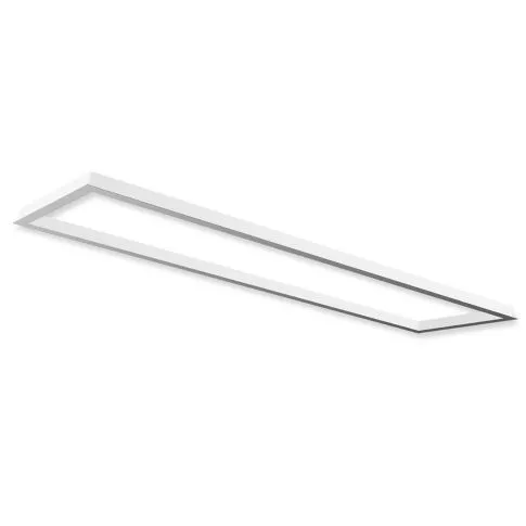 ISOLED Einbaurahmen weiß RAL 9016 für LED Panel 300x1200
