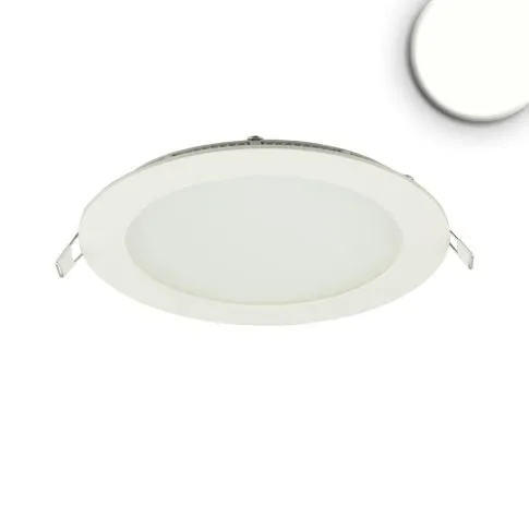 ISOLED LED Downlight 12W rund ultraflach weiß dim. - neutralweiß