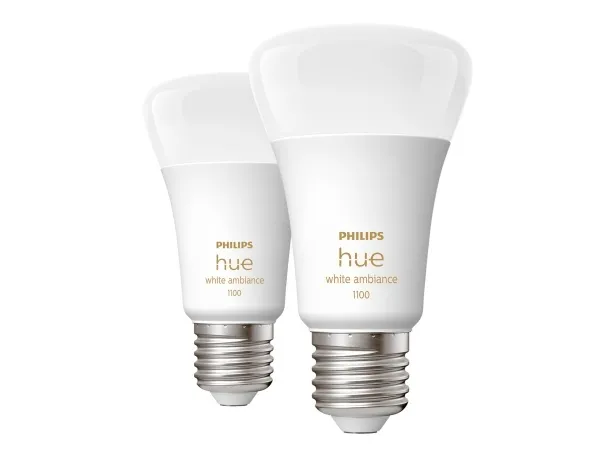 Signify Philips Hue White ambiance LED-Lampe Form: A60 E27 8 W (Entsprechung 75 W)