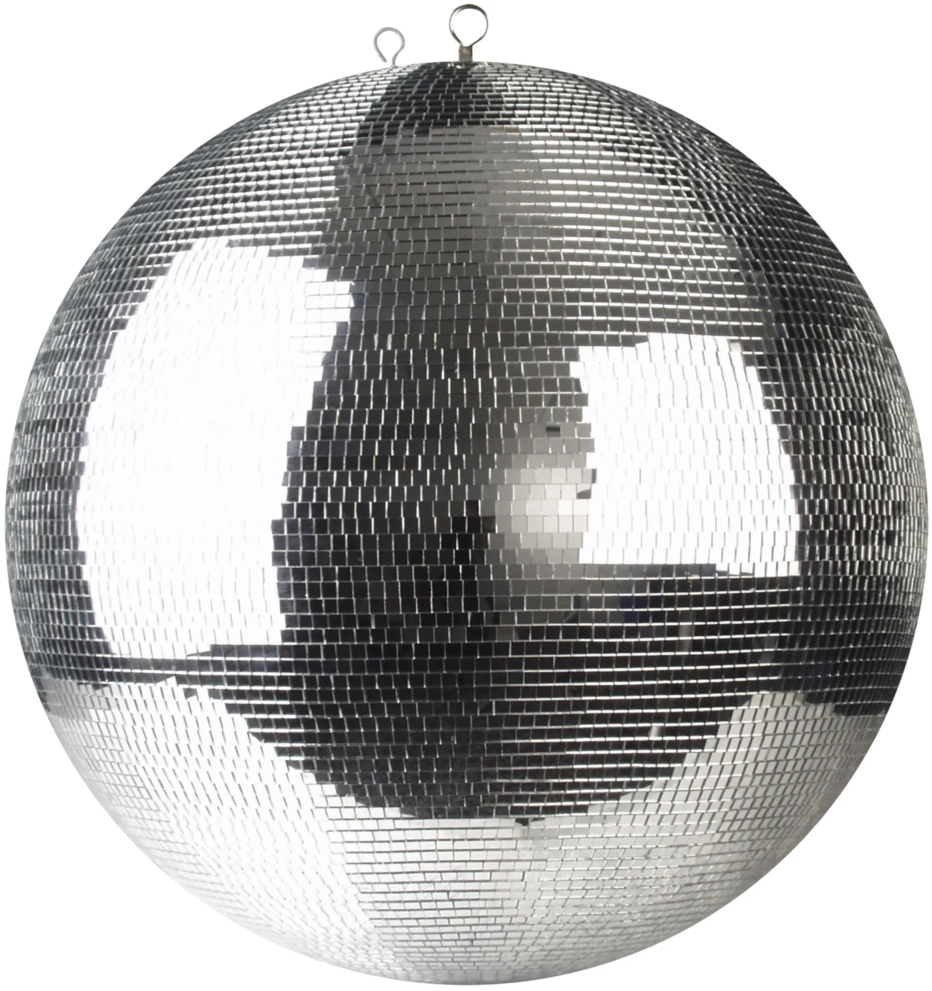 SHOWGEAR Professionelle Spiegelkugel 5 x 5 mm Spiegelkugel ohne Motor, 50 cm