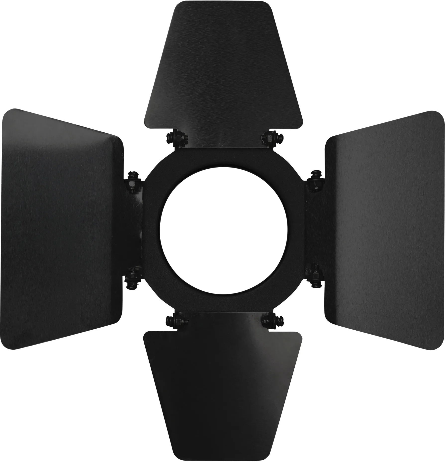 SHOWTEC Flügeltür für Parcan 16 Schwarze vierflügelige Aluminium-Flügeltür