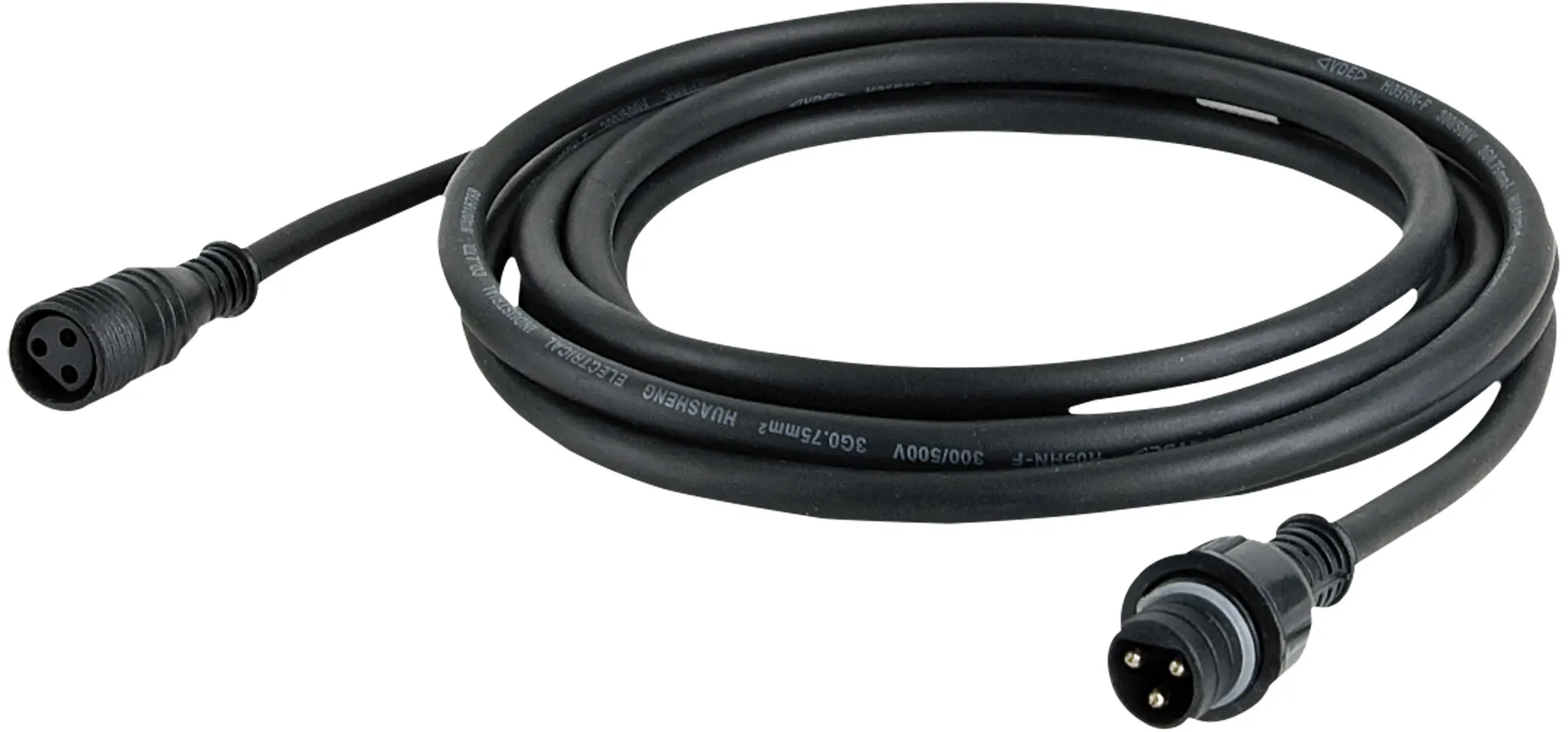 SHOWTEC DMX-Verlängerungskabel für Cameleon-Serie Spezielles 3P IP65 DMX-Verlängerungskabel – 3 m
