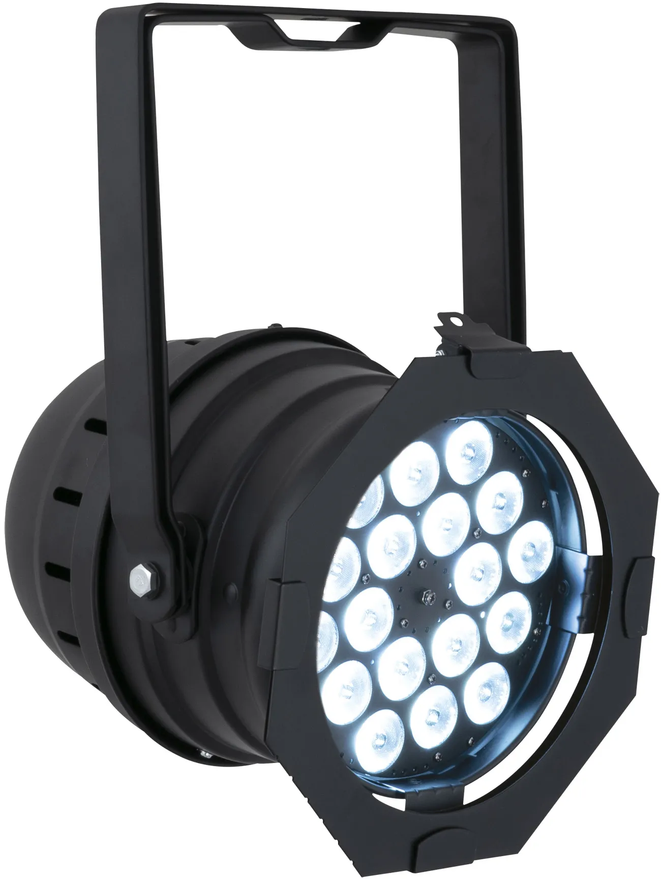 SHOWTEC LED Par 64 Short Q4-18 18x 8 W RGBW LED Par - schwarz