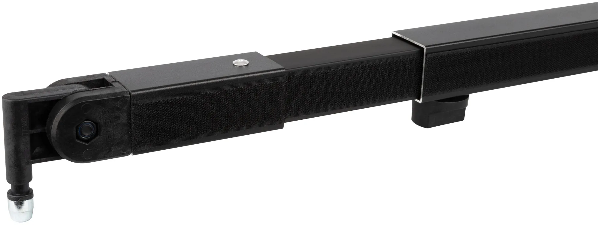 WENTEX Teleskop-Abdeckstütze 180 - 300 cm (L) - schwarz