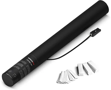 Magic FX Elektrische Konfettikanone 50cm - Weiß