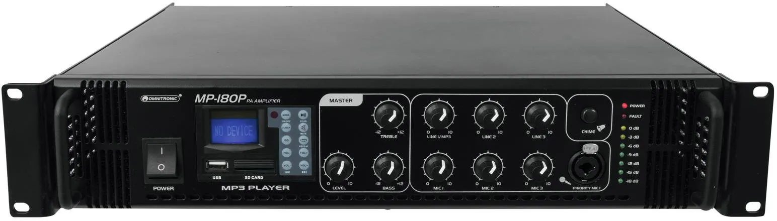 OMNITRONIC MP-180P ELA-Mischverstärker