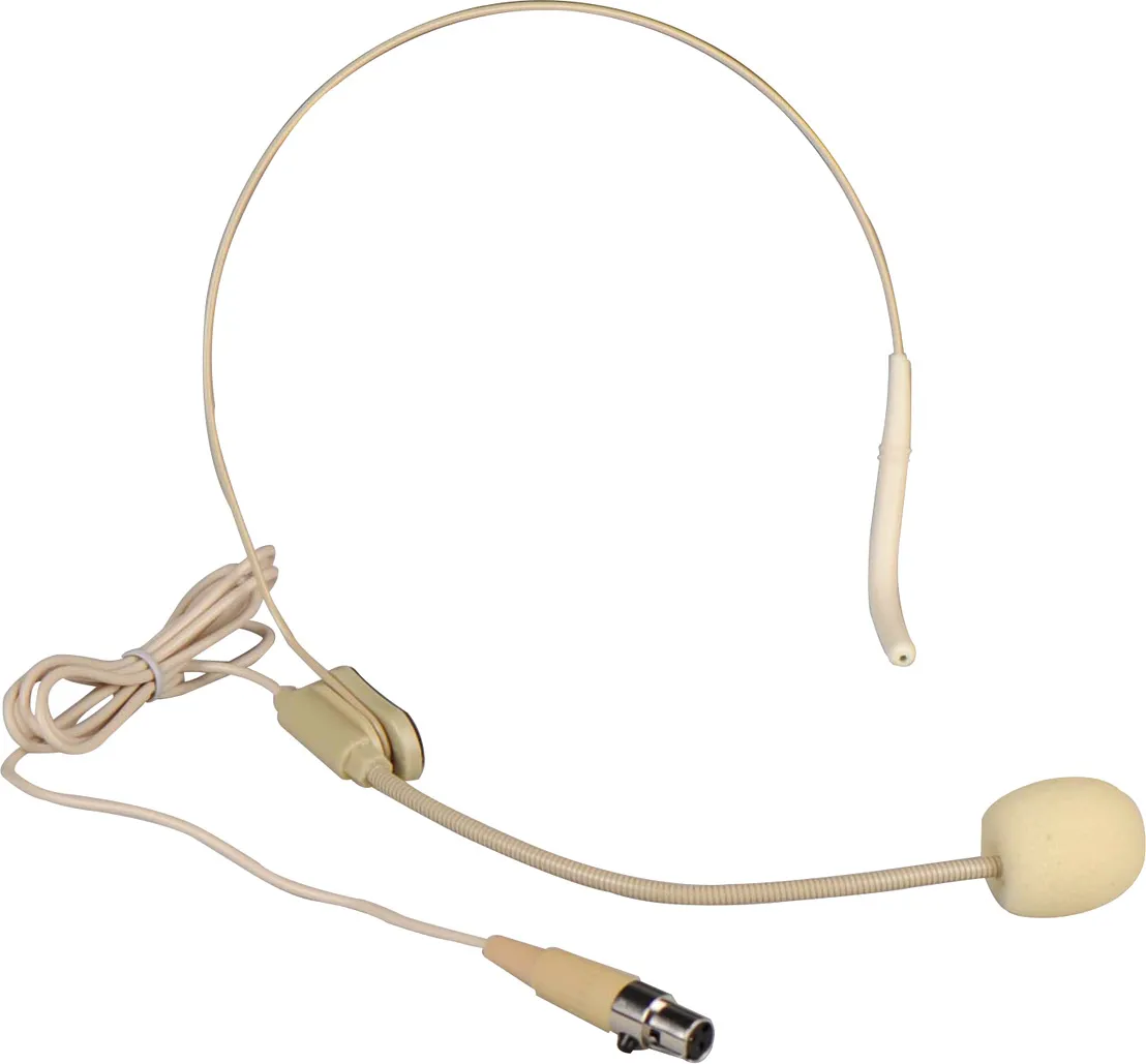 OMNITRONIC UHF-E Serie Kopfbügelmikrofon hautfarben