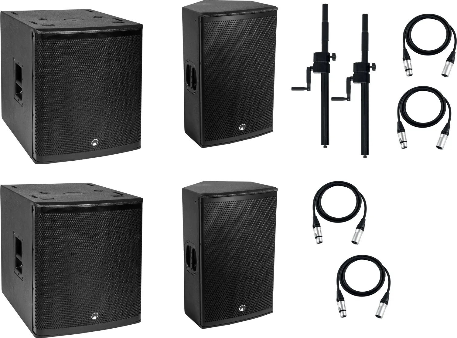 OMNITRONIC PA Set PAS MK3 aktiv DSP L