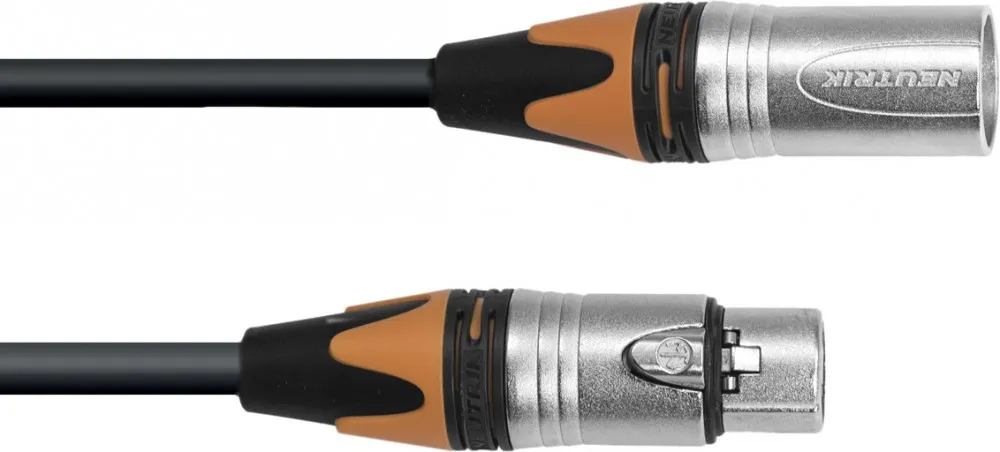PSSO DMX Kabel XLR COL 3pol 3m sw Neutrik