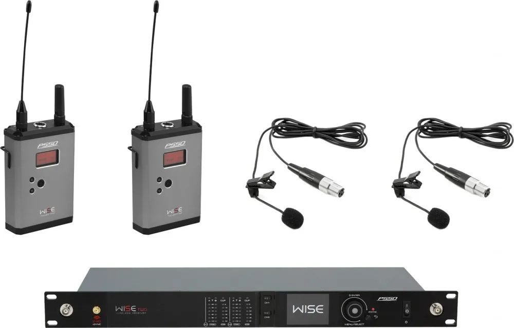 PSSO Set WISE TWO + 2x BP + 2x Lavalier 518-548MHz