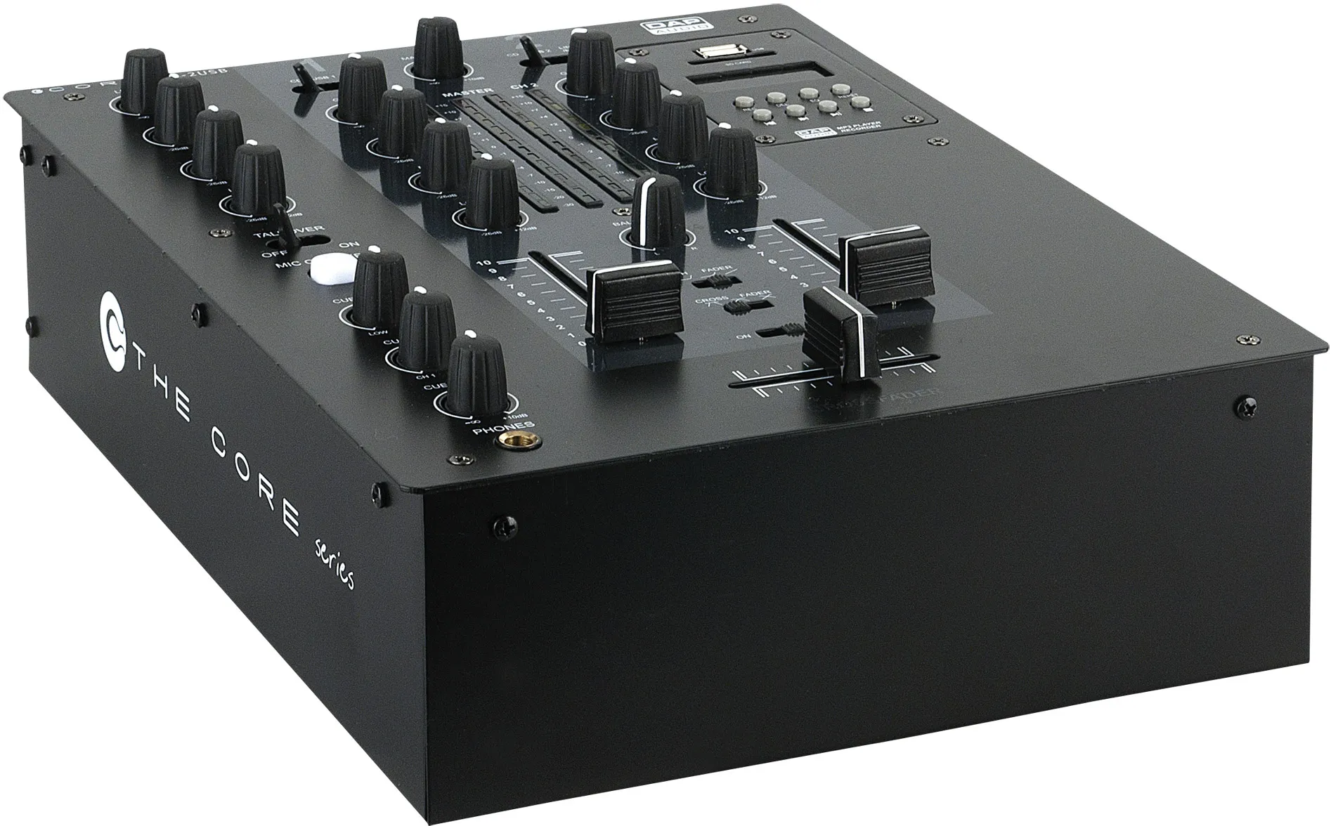 DAP-Audio CORE MIX-2 USB 2-Kanal-DJ-Mixer mit USB-Schnittstelle