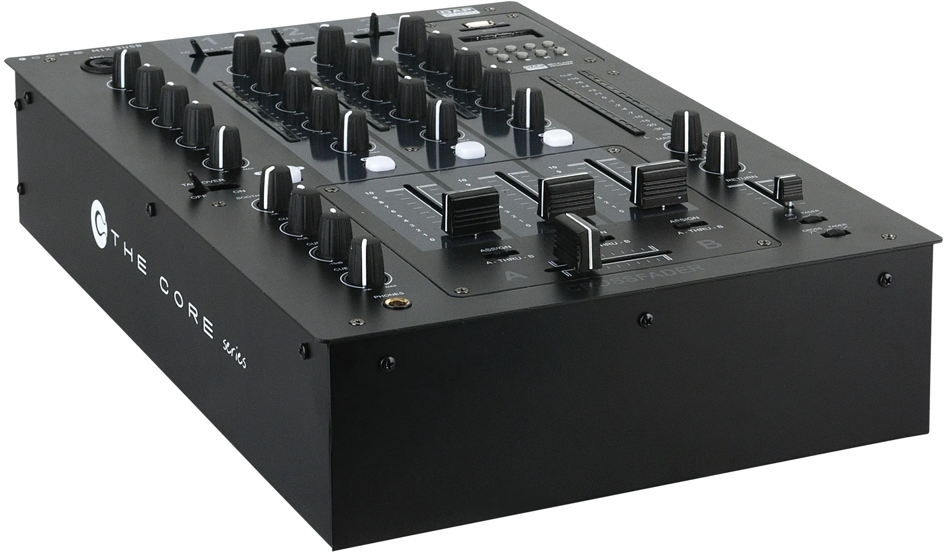 DAP-Audio CORE MIX-3 USB 3-Kanal-DJ-Mixer mit USB-Schnittstelle