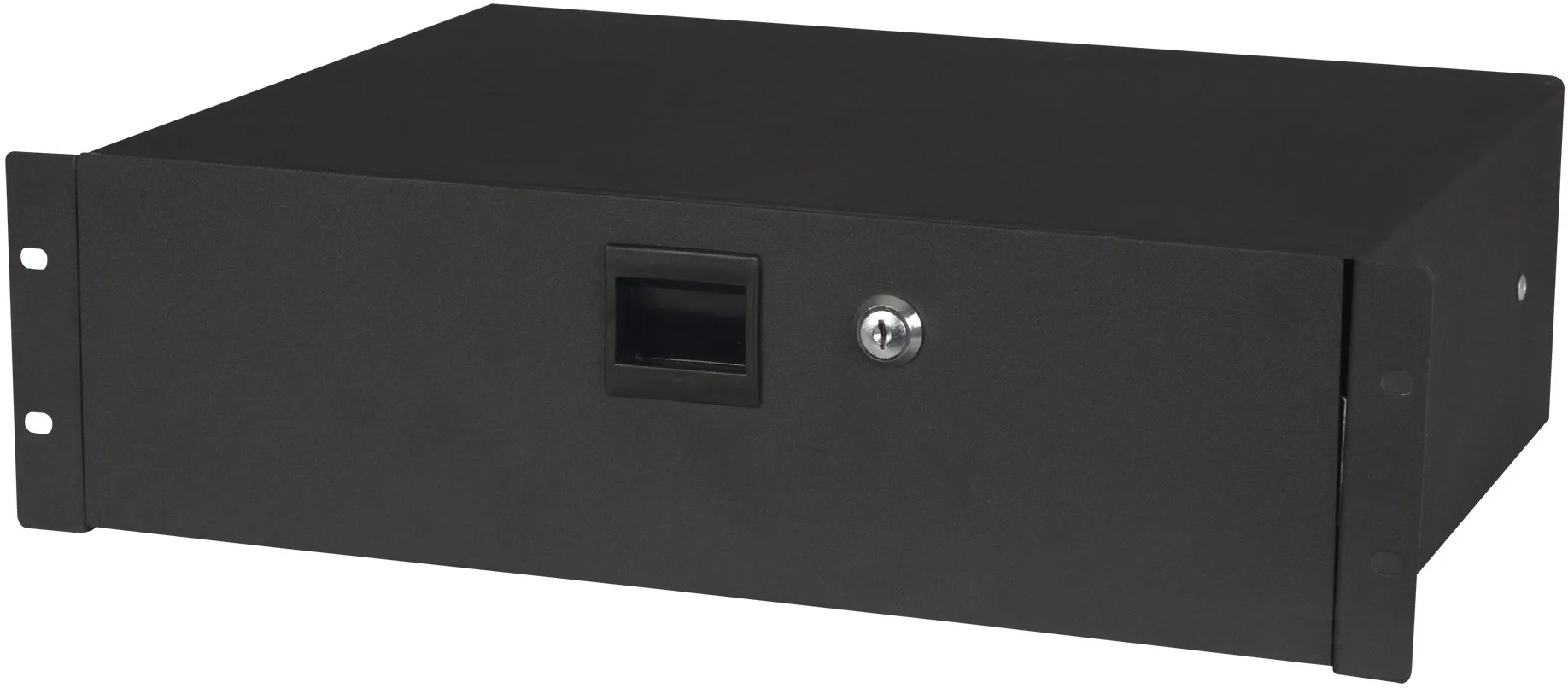 SHOWGEAR 19-Zoll-Schublade mit Schlüsselschloss 3U