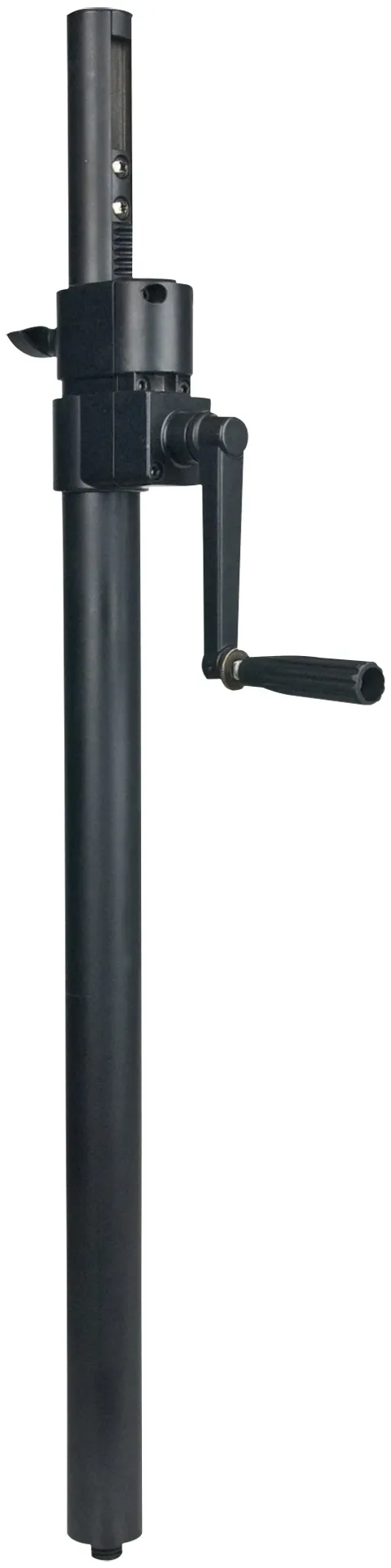 SHOWGEAR Windup Lautsprecherständer Stahl - 780-1300 mm - M20 - max. Belastung 38 kg