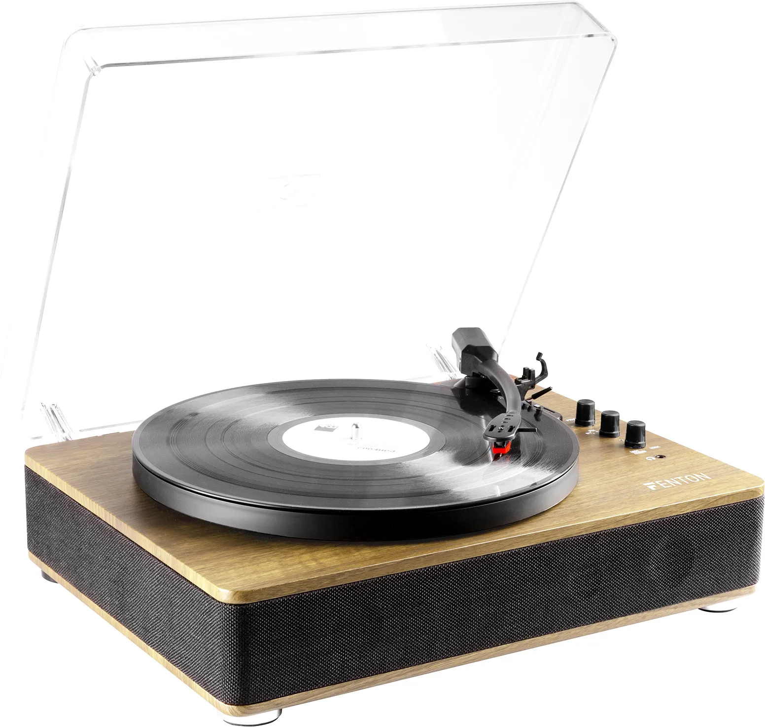 Fenton RP162LW Plattenspieler HQ BT Helles Holz