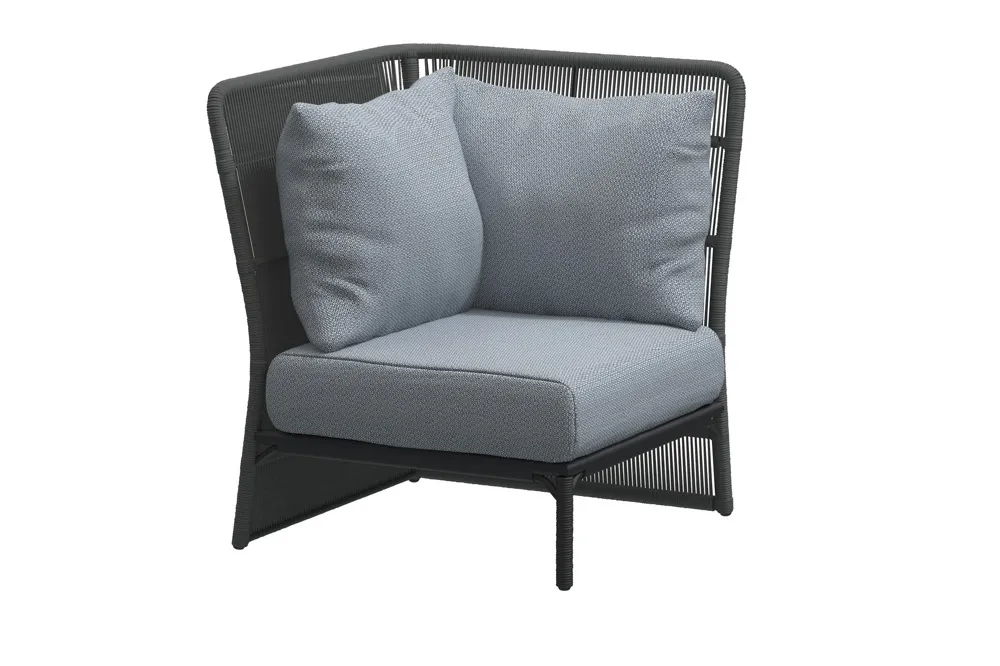 4Seasons Orient Eck-Modul Platinum inkl. 2 Kissen