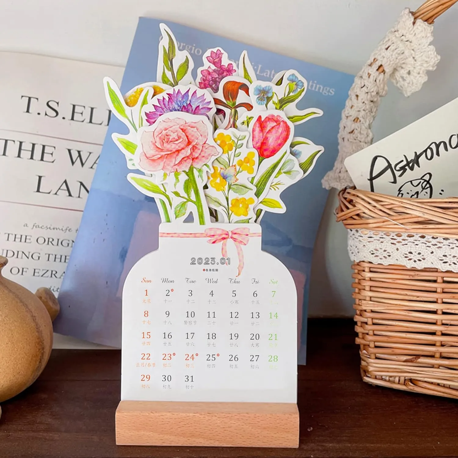 Garduru - Blumen-Tischkalender