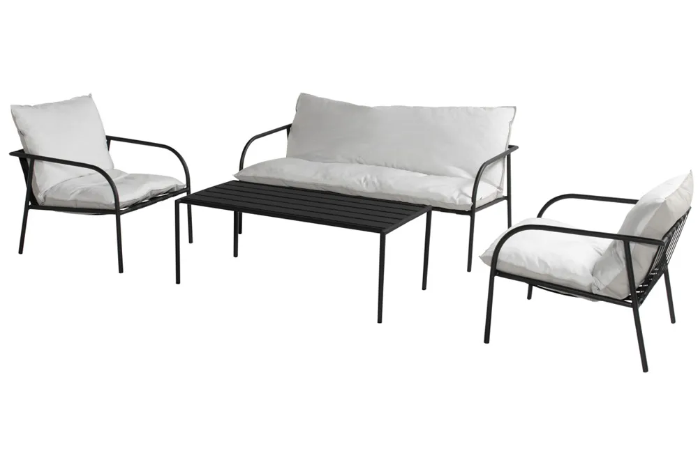 Hartman Jeremy Lounge Set inkl. Kissen mit Loungetisch