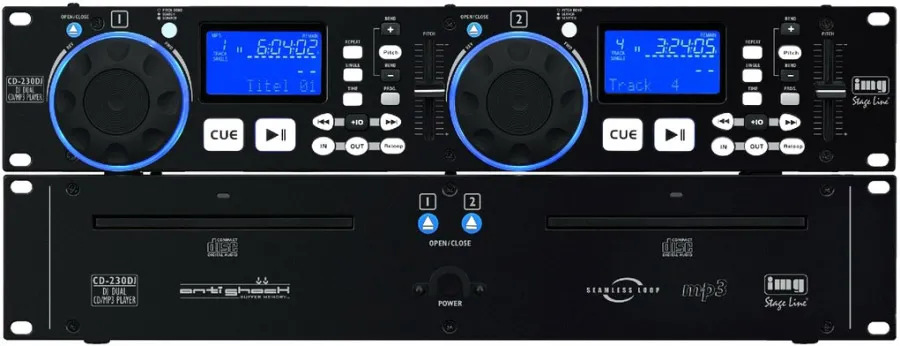 IMG Stageline CD-230DJ Dual-CD-Spieler
