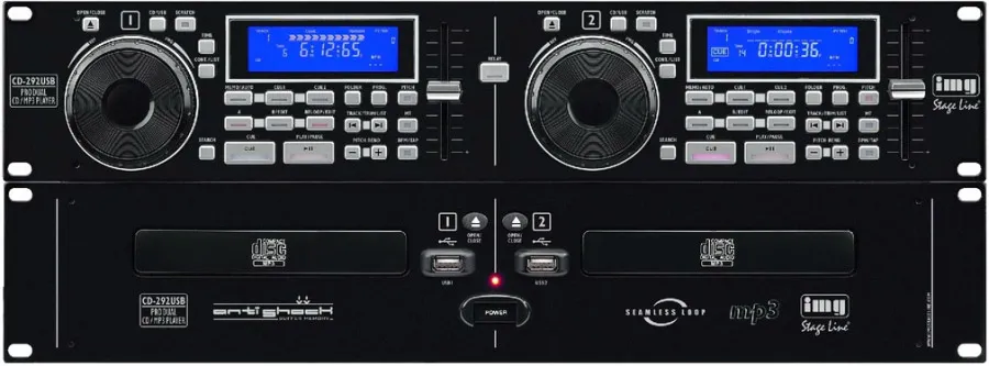 IMG Stageline CD-292USB Dual-CD-Spieler