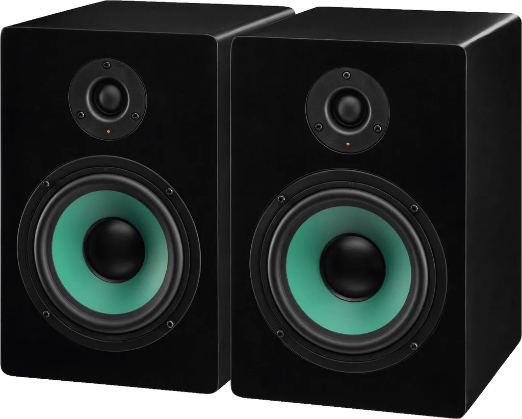 IMG STAGELINE CALDERA-T6 Recording- und Studio-Aktivlautsprecher, paarweise, 2 x 100 W