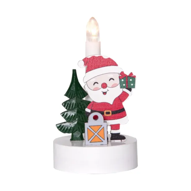 Star Trading Kerzenleuchter Billy Tanne / Santa Höhe 14 cm IP20 batteriebetrieben