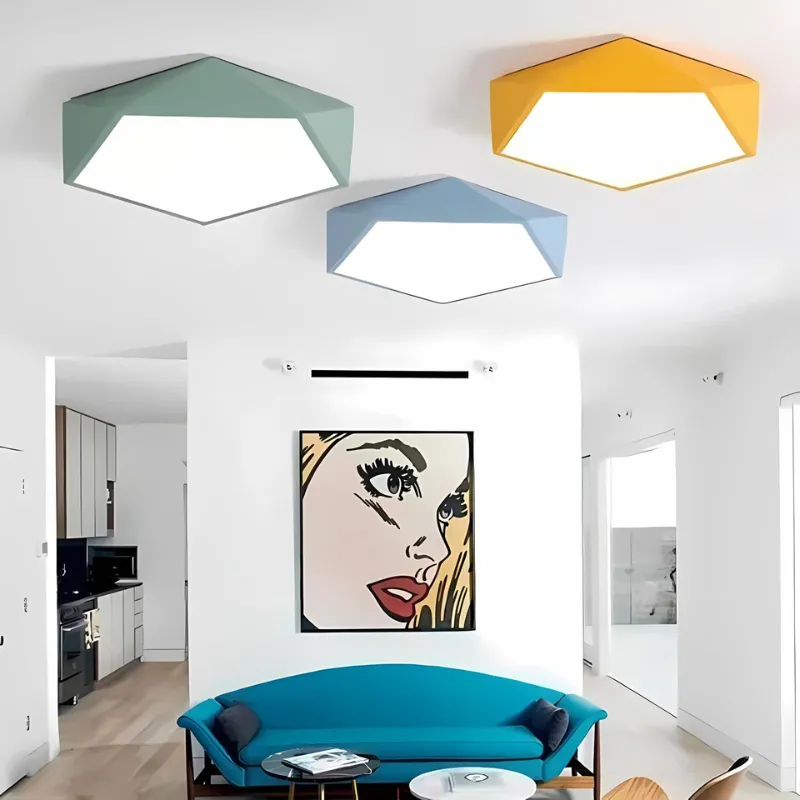 Dimmbare LED-Deckenleuchte | Elegante Wohnbeleuchtung für moderne Räume