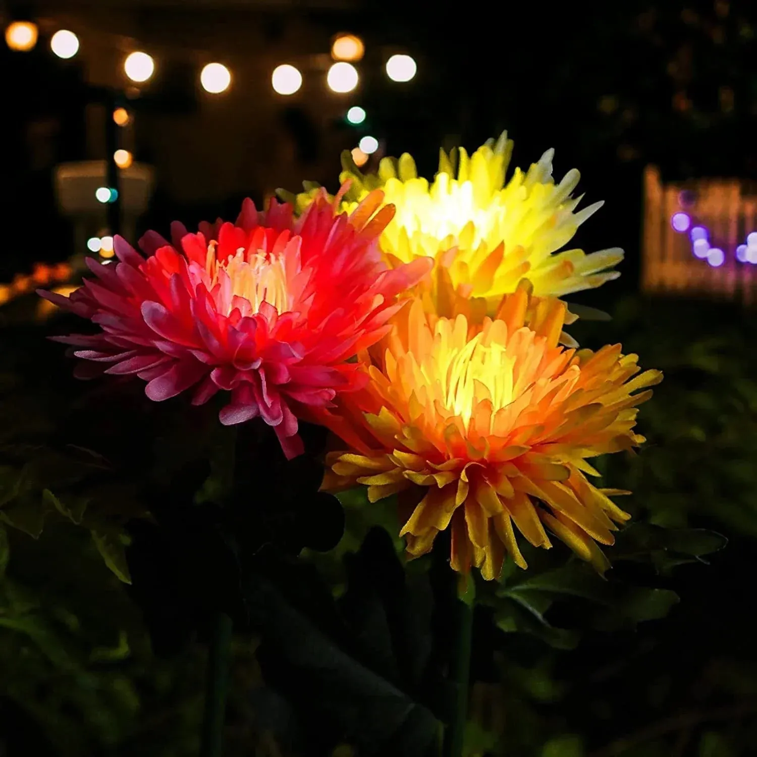 SolarGlow™ - Chrysantheme Solar Gartenstecker LED
