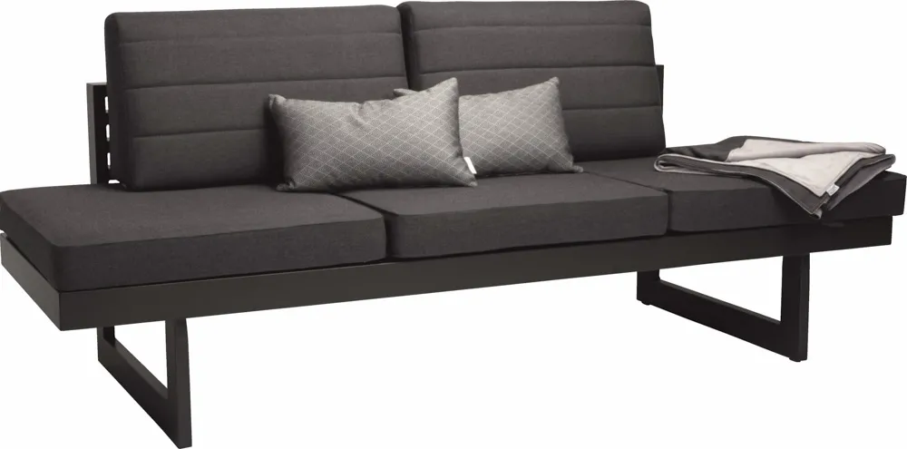 Stern Dining-Bank/Liege New Holly Alum. anthrazit/karbon