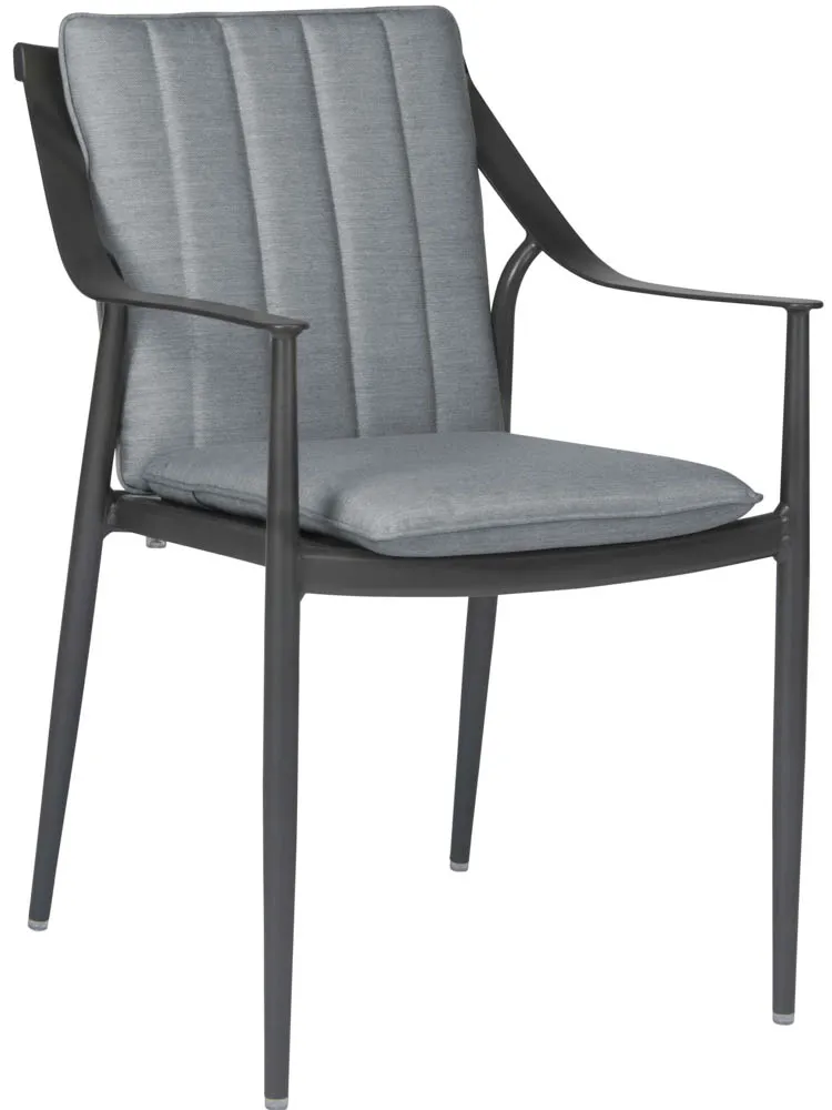 Stern Vanda Diningsessel Aluminium mit Kissen, versch. Farben