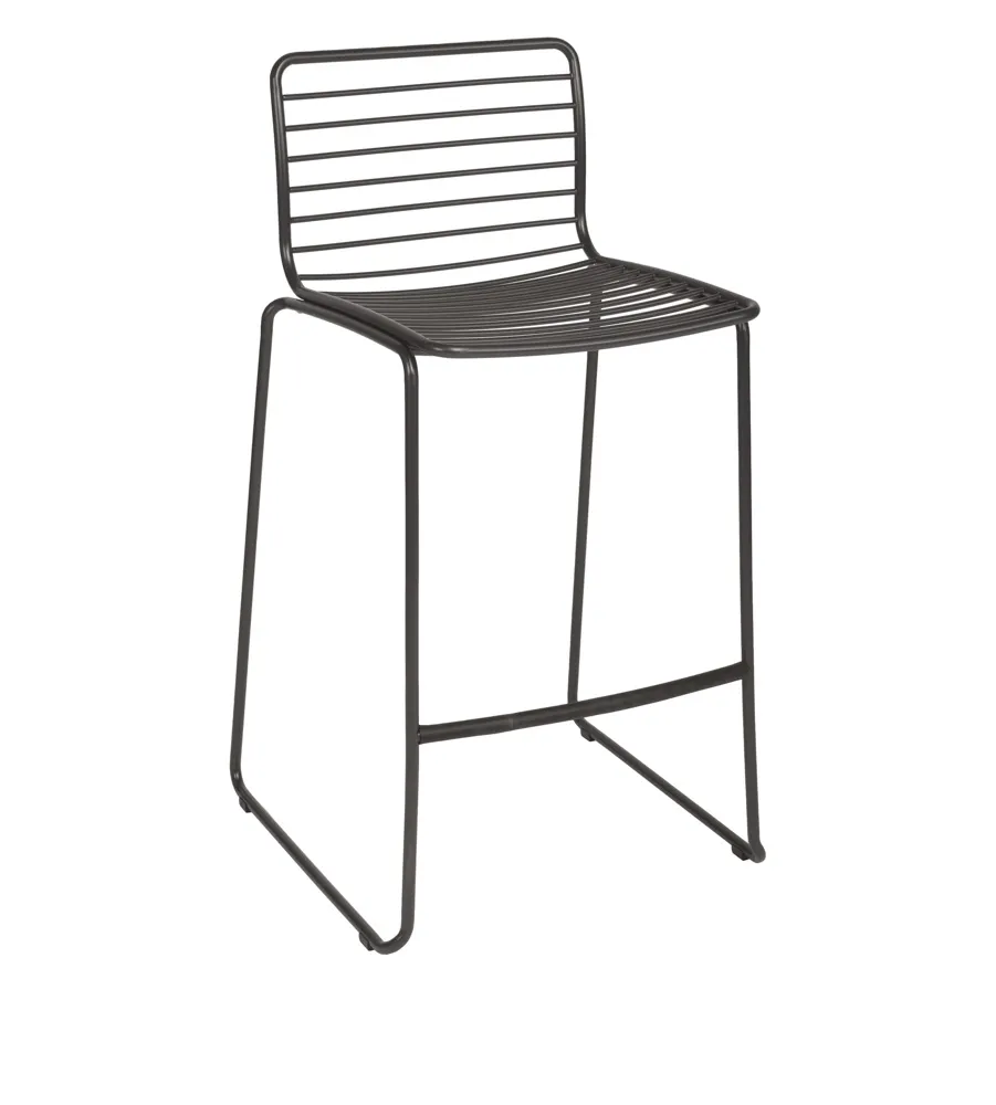 Stern Levi Barstuhl Edelstahl Anthrazit